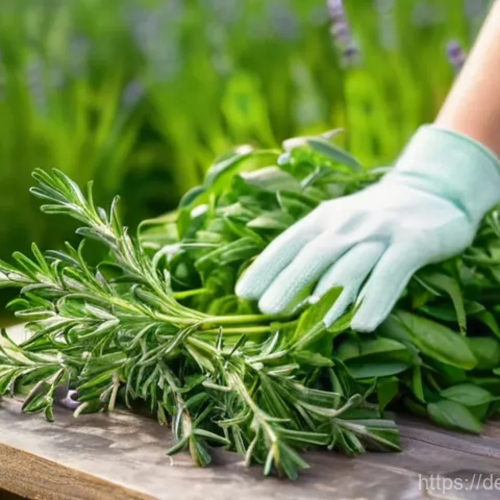 길드 생태계 정원 설계와 정서적 치유 - **Prompt 1: Mindful Connection in a Healing Herb Garden**
"A serene, sun-dappled close-up of a p...