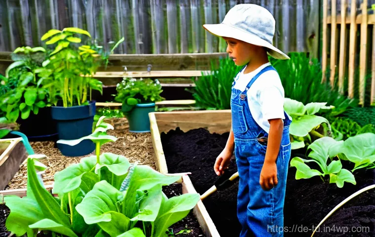 길드 생태계 정원 설계의 협업 모델 - **Prompt:** A vibrant community garden scene on a sunny afternoon. Diverse individuals of all ages a... 길드 생태계 정원 설계의 협업 모델 - **Prompt:** A vibrant community garden scene on a sunny afternoon. Diverse individuals of all ages a...